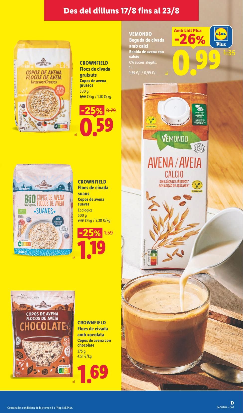 Folleto Lidl Alimentación · 17 de agosto de 2026 – 23 de agosto de 2026 — Página 17