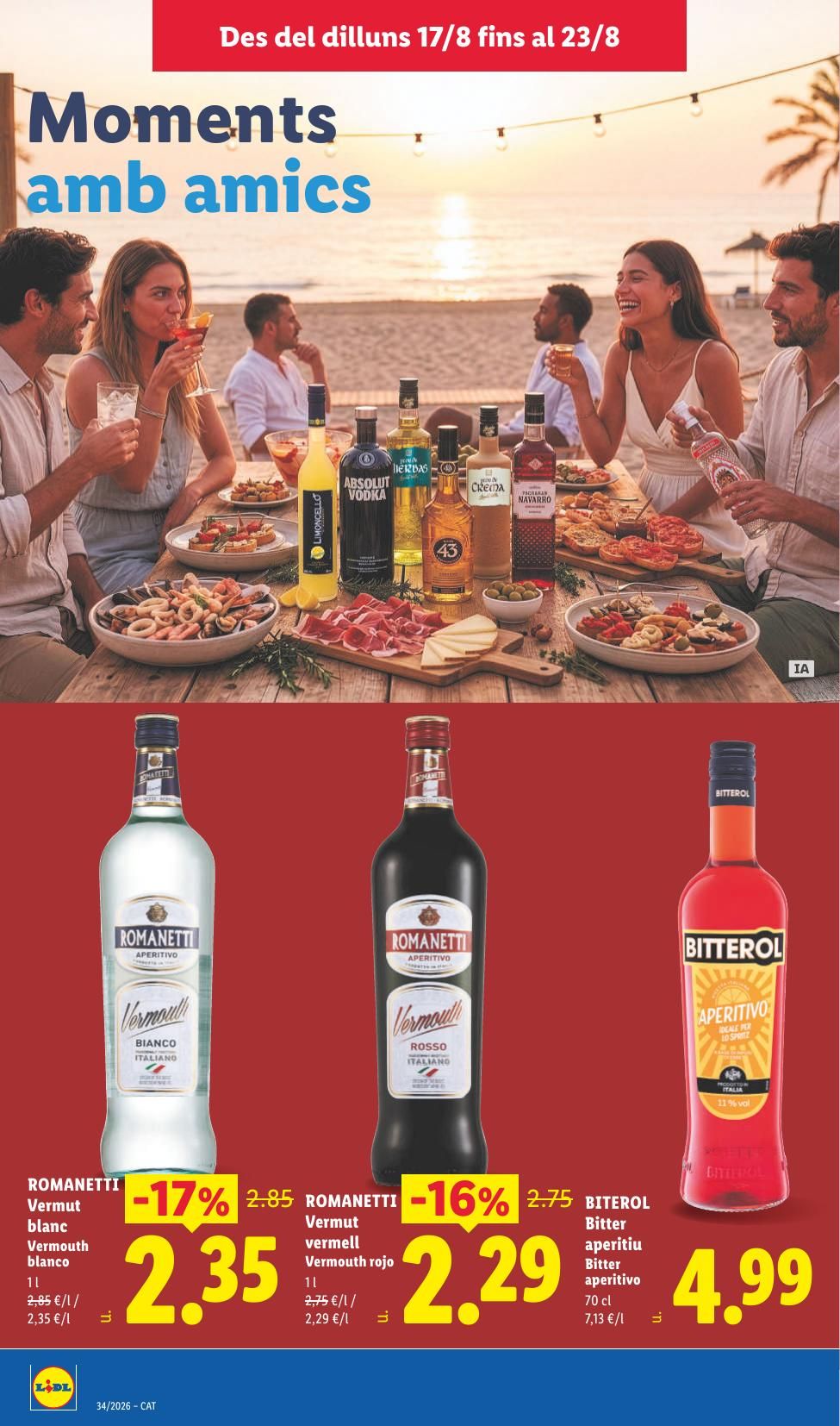Folleto Lidl Alimentación · 17 de agosto de 2026 – 23 de agosto de 2026 — Página 18