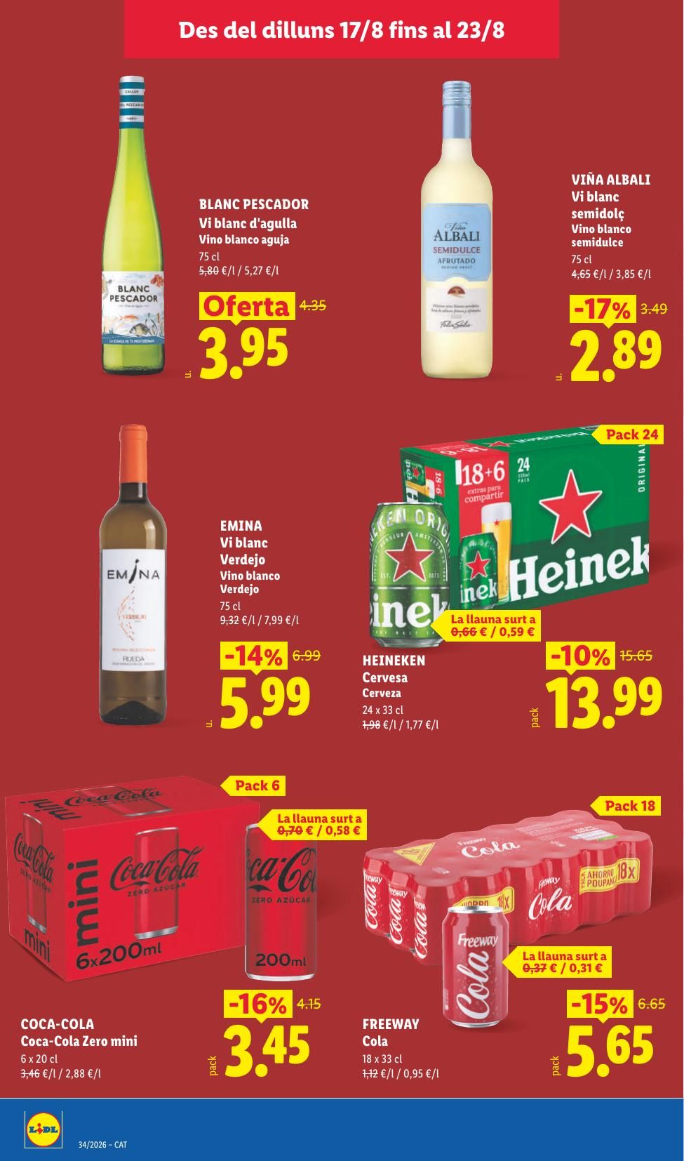 Folleto Lidl Alimentación · 17 de agosto de 2026 – 23 de agosto de 2026 — Página 20