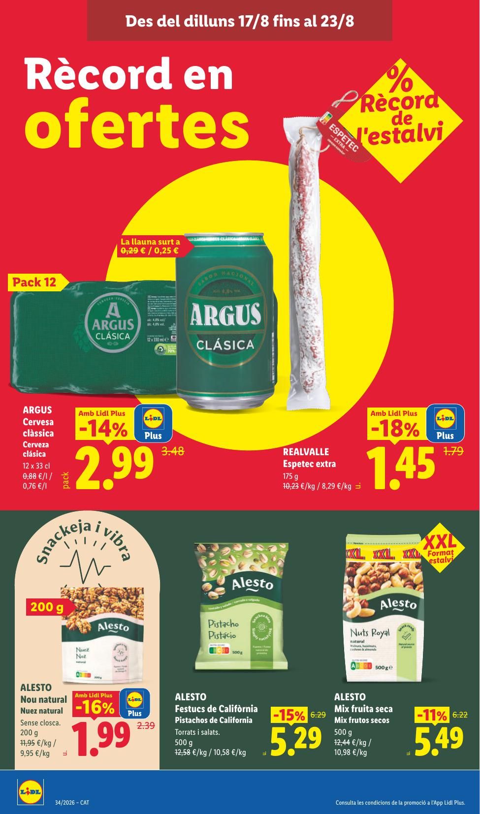 Folleto Lidl Alimentación · 17 de agosto de 2026 – 23 de agosto de 2026 — Página 22