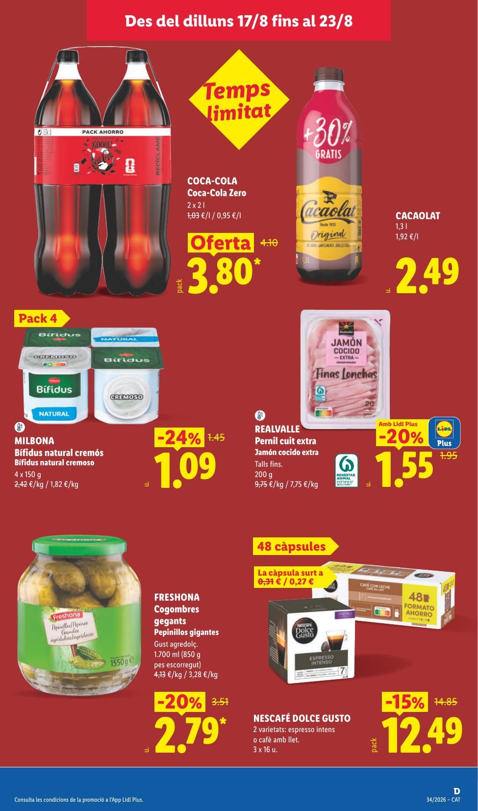 Folleto Lidl Alimentación · 17 de agosto de 2026 – 23 de agosto de 2026 — Página 23