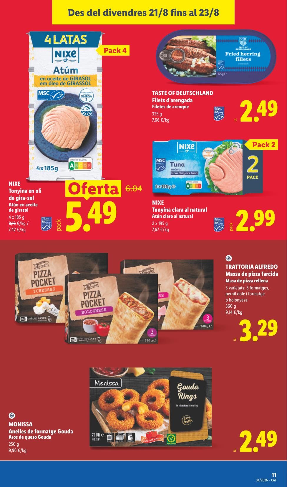 Folleto Lidl Alimentación · 17 de agosto de 2026 – 23 de agosto de 2026 — Página 37