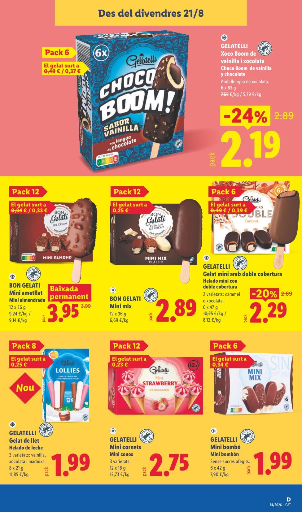 Folleto Lidl Alimentación · 17 de agosto de 2026 – 23 de agosto de 2026 — Página 39