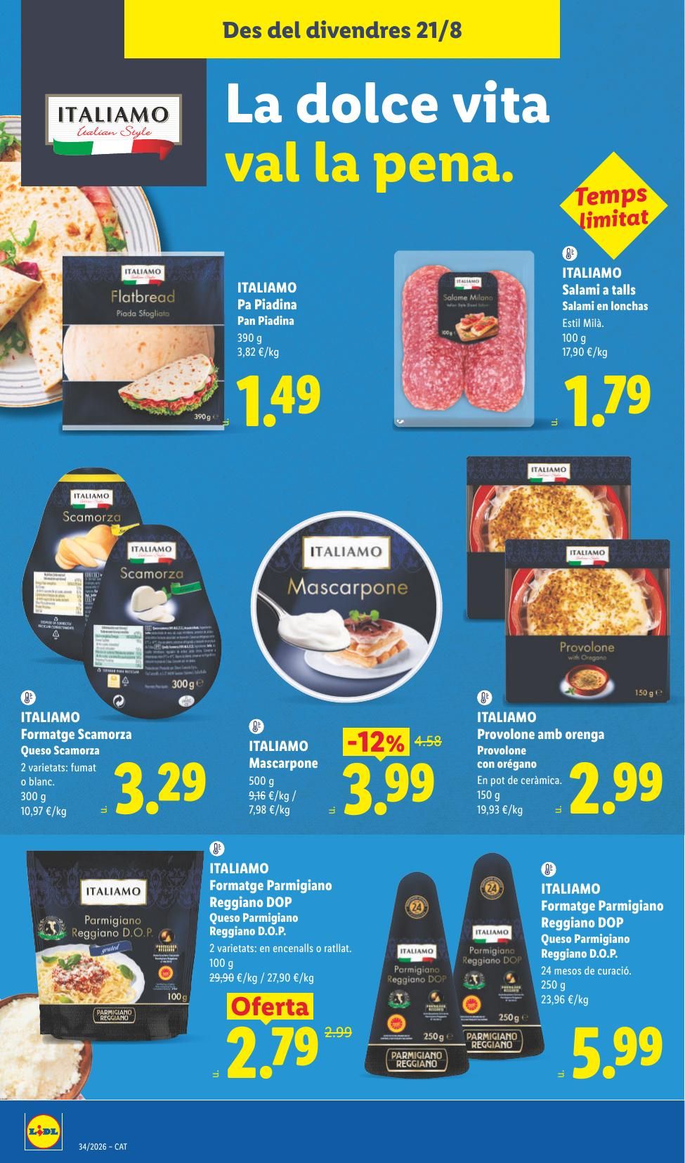 Folleto Lidl Alimentación · 17 de agosto de 2026 – 23 de agosto de 2026 — Página 40