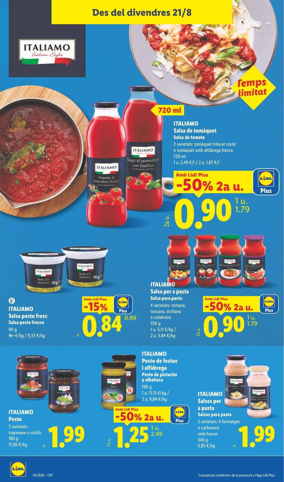 Folleto Lidl Alimentación · 17 de agosto de 2026 – 23 de agosto de 2026 — Página 44