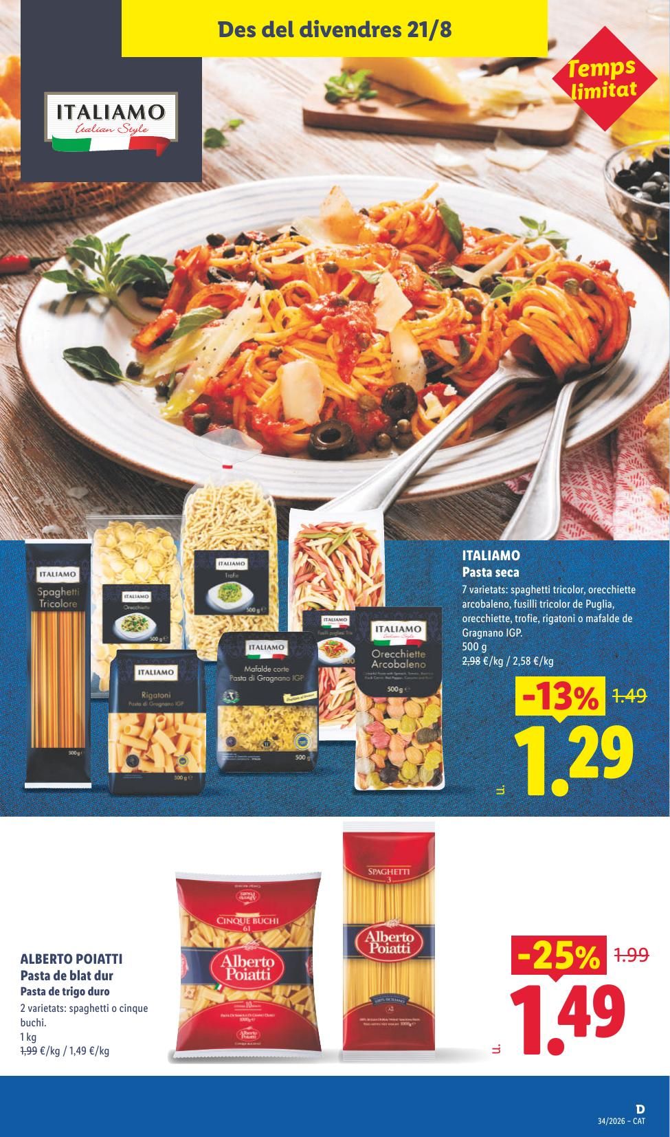 Folleto Lidl Alimentación · 17 de agosto de 2026 – 23 de agosto de 2026 — Página 45