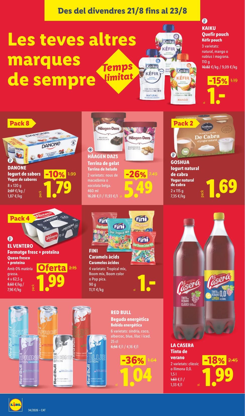 Folleto Lidl Alimentación · 17 de agosto de 2026 – 23 de agosto de 2026 — Página 48