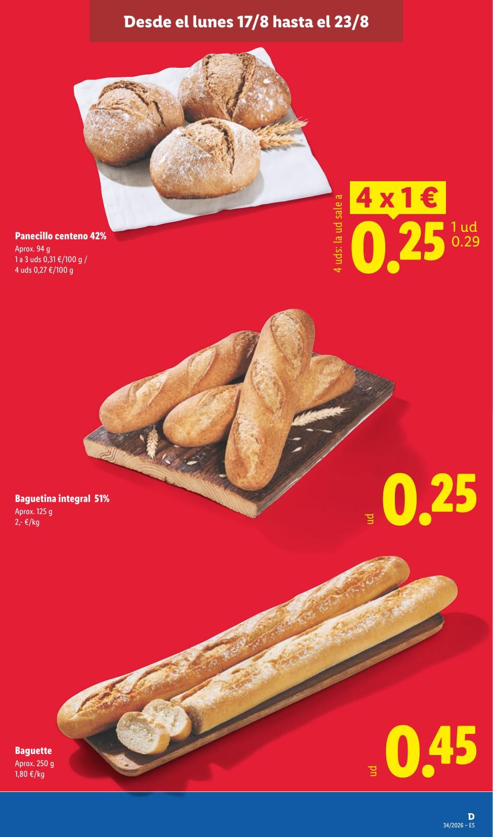 Folleto Lidl Alimentación · 17 de agosto de 2026 – 23 de agosto de 2026 — Página 25
