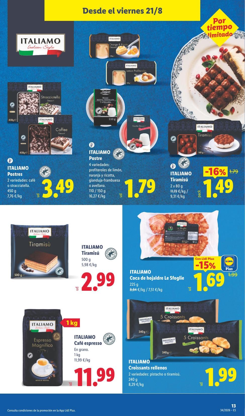 Folleto Lidl Alimentación · 17 de agosto de 2026 – 23 de agosto de 2026 — Página 43