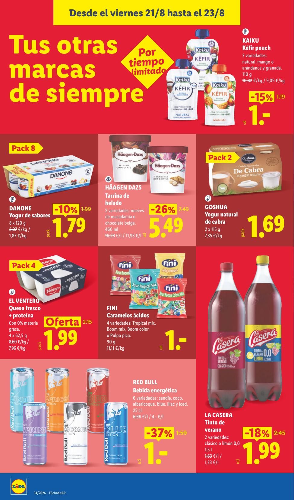 Folleto Lidl Alimentación · 17 de agosto de 2026 – 23 de agosto de 2026 — Página 48