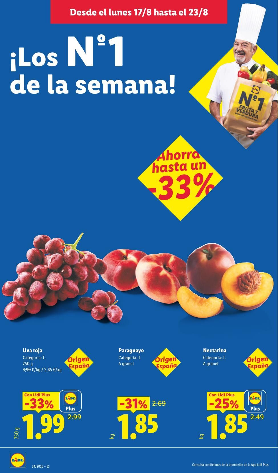 Folleto Lidl Alimentación · 17 de agosto de 2026 – 23 de agosto de 2026 — Página 2