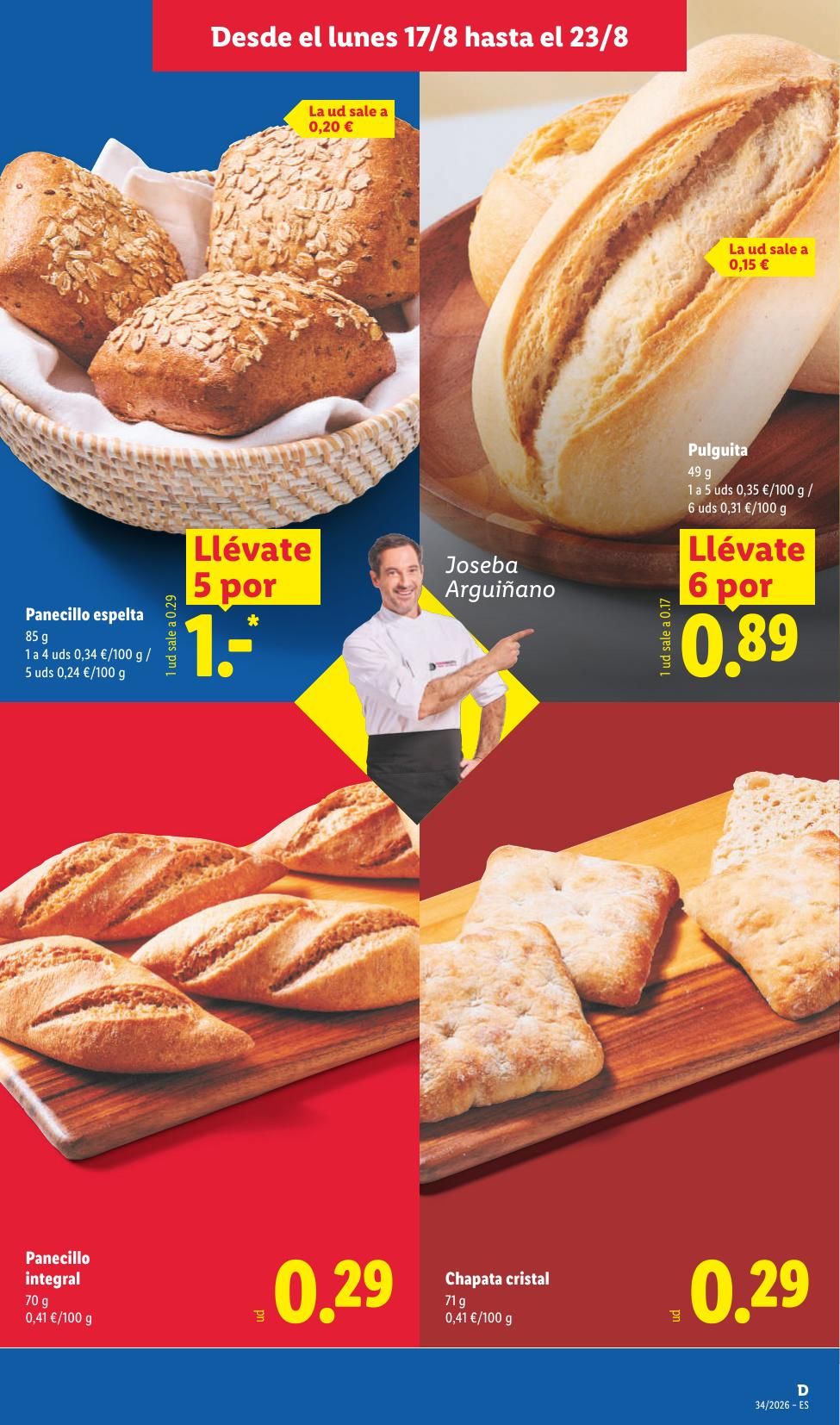 Folleto Lidl Alimentación · 17 de agosto de 2026 – 23 de agosto de 2026 — Página 7