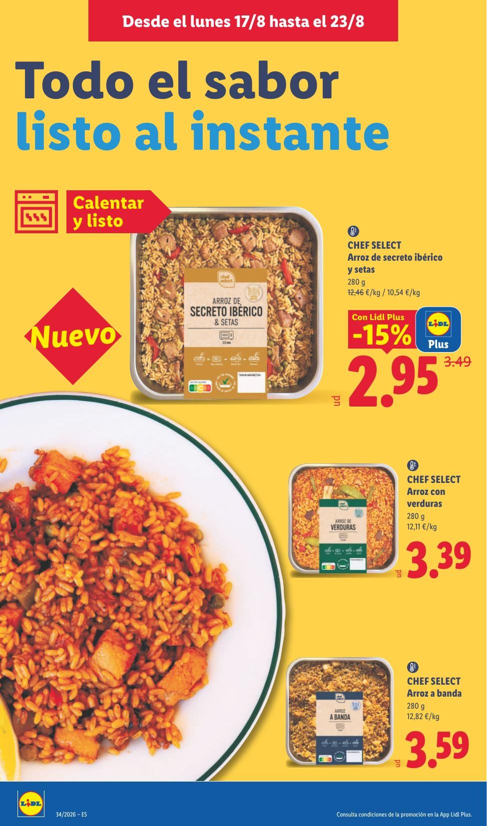 Folleto Lidl Alimentación · 17 de agosto de 2026 – 23 de agosto de 2026 — Página 14