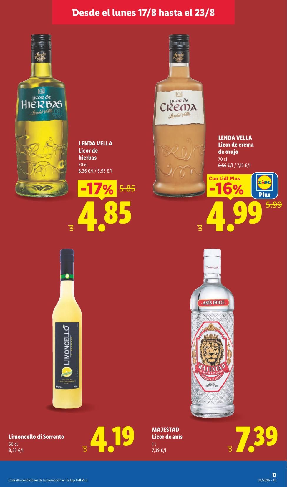 Folleto Lidl Alimentación · 17 de agosto de 2026 – 23 de agosto de 2026 — Página 19