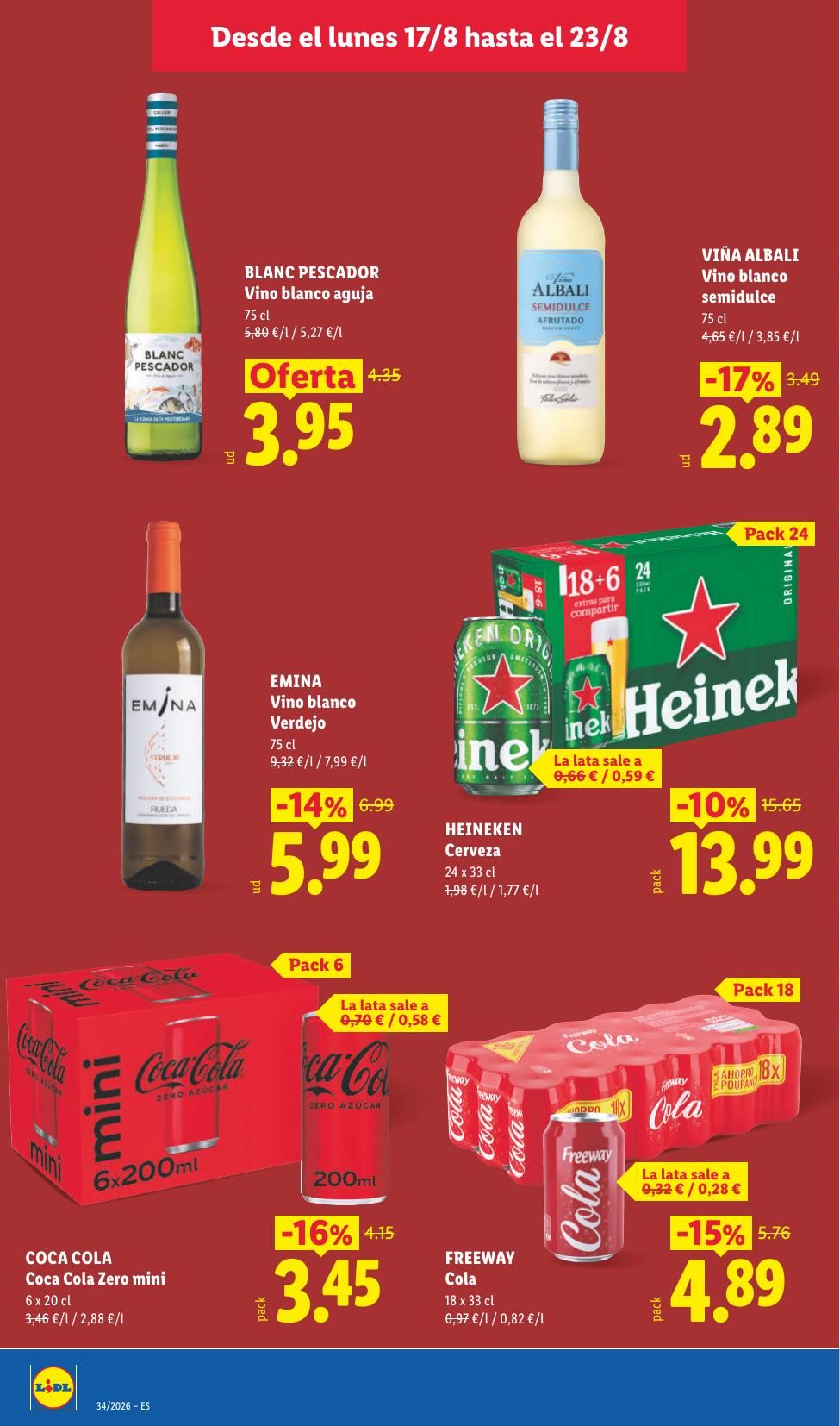 Folleto Lidl Alimentación · 17 de agosto de 2026 – 23 de agosto de 2026 — Página 20