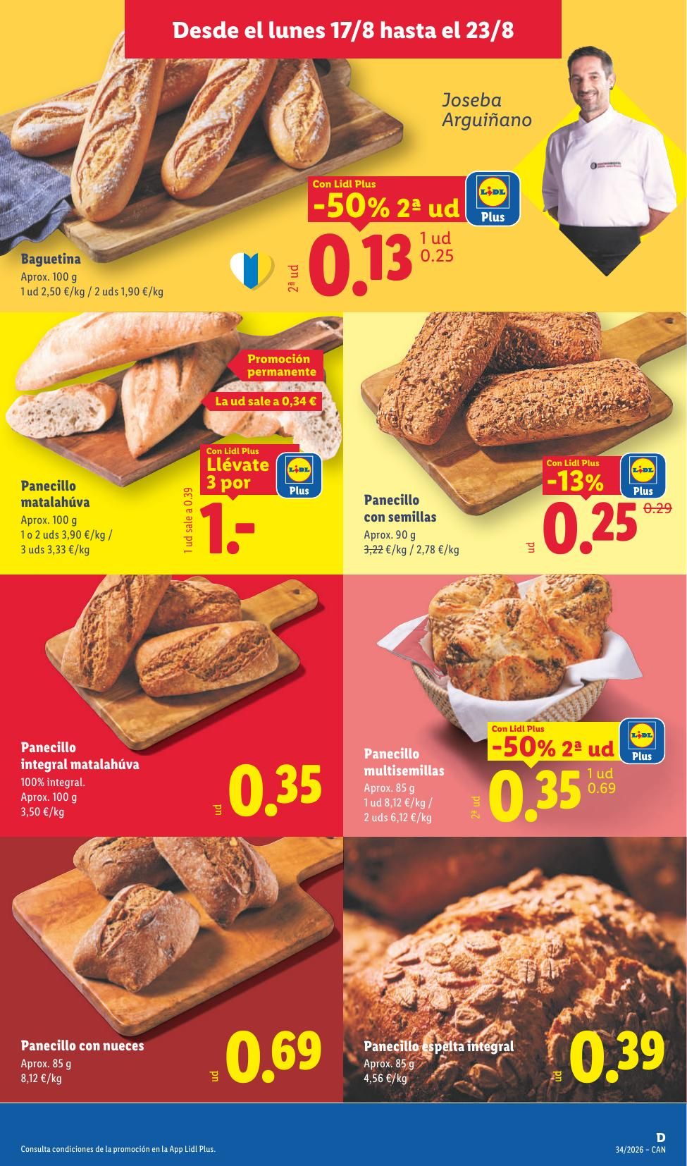 Folleto Lidl Alimentación · 17 de agosto de 2026 – 23 de agosto de 2026 — Página 7