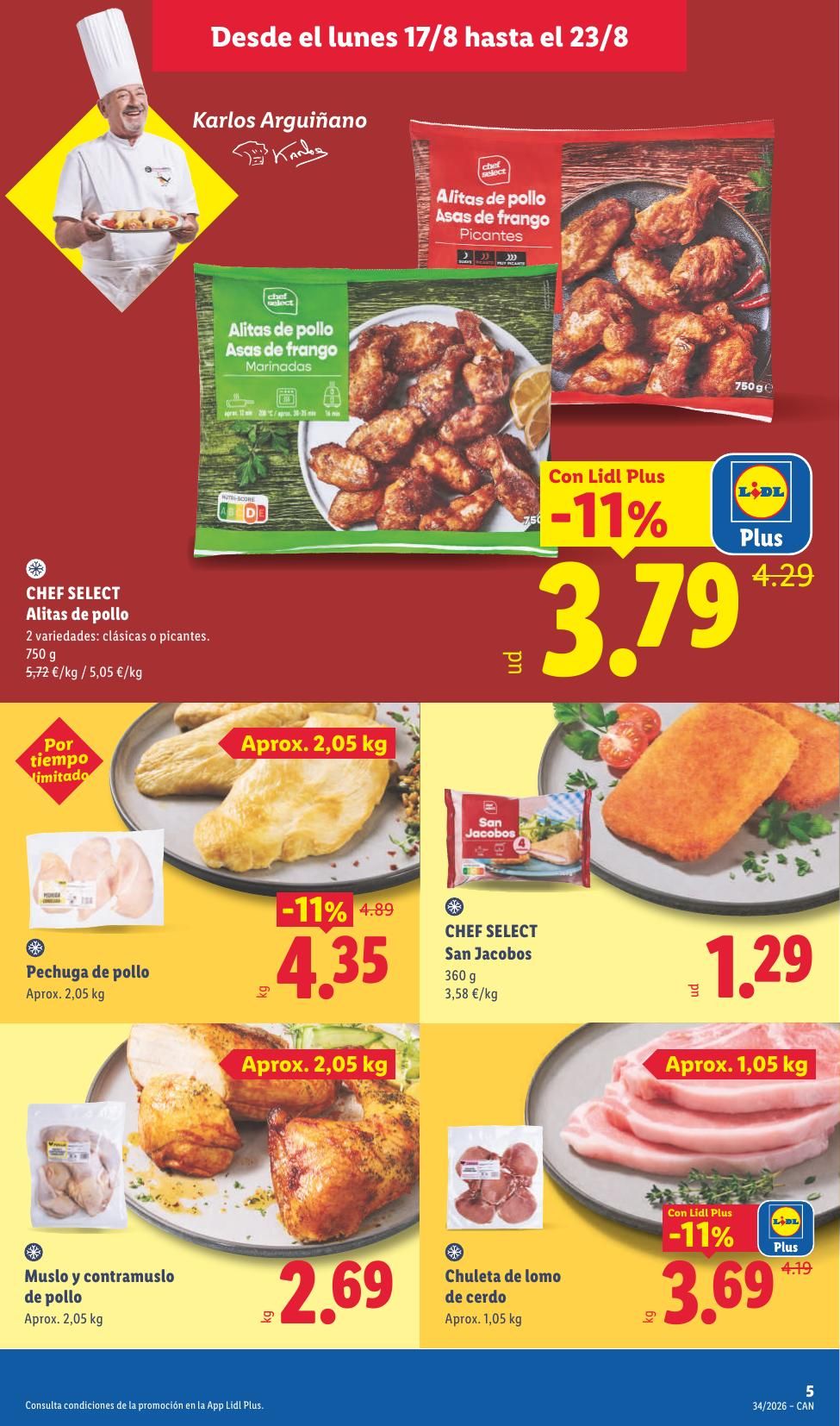 Folleto Lidl Alimentación · 17 de agosto de 2026 – 23 de agosto de 2026 — Página 9
