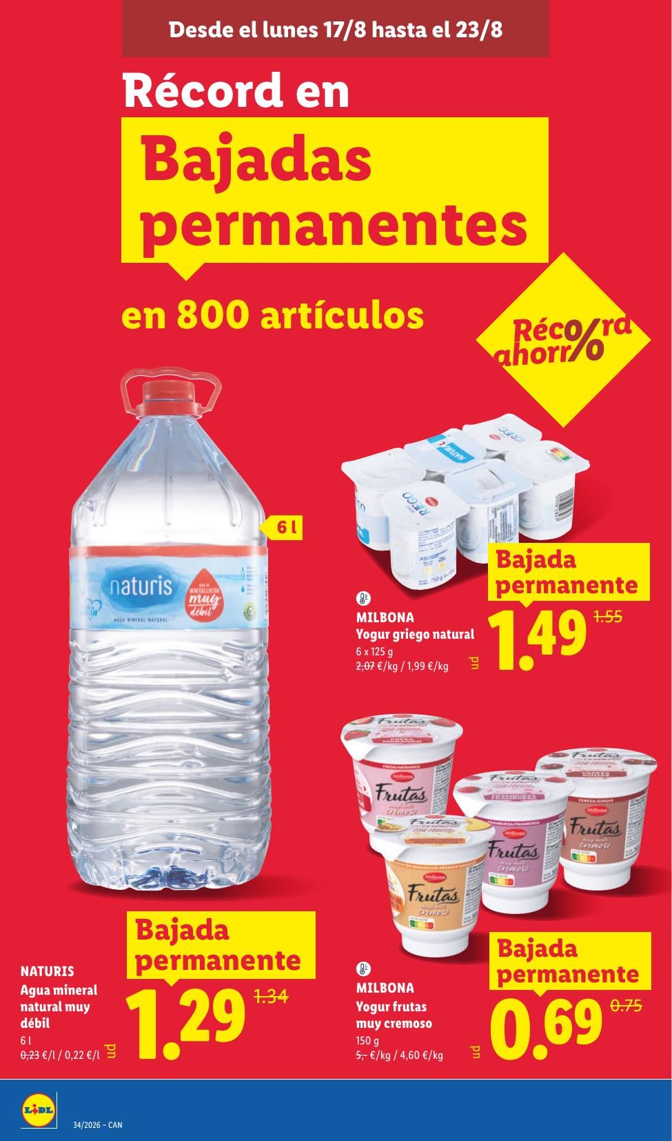 Folleto Lidl Alimentación · 17 de agosto de 2026 – 23 de agosto de 2026 — Página 24