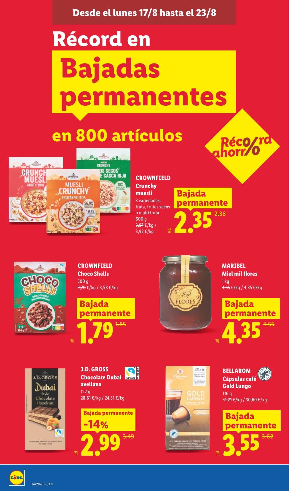 Folleto Lidl Alimentación · 17 de agosto de 2026 – 23 de agosto de 2026 — Página 26
