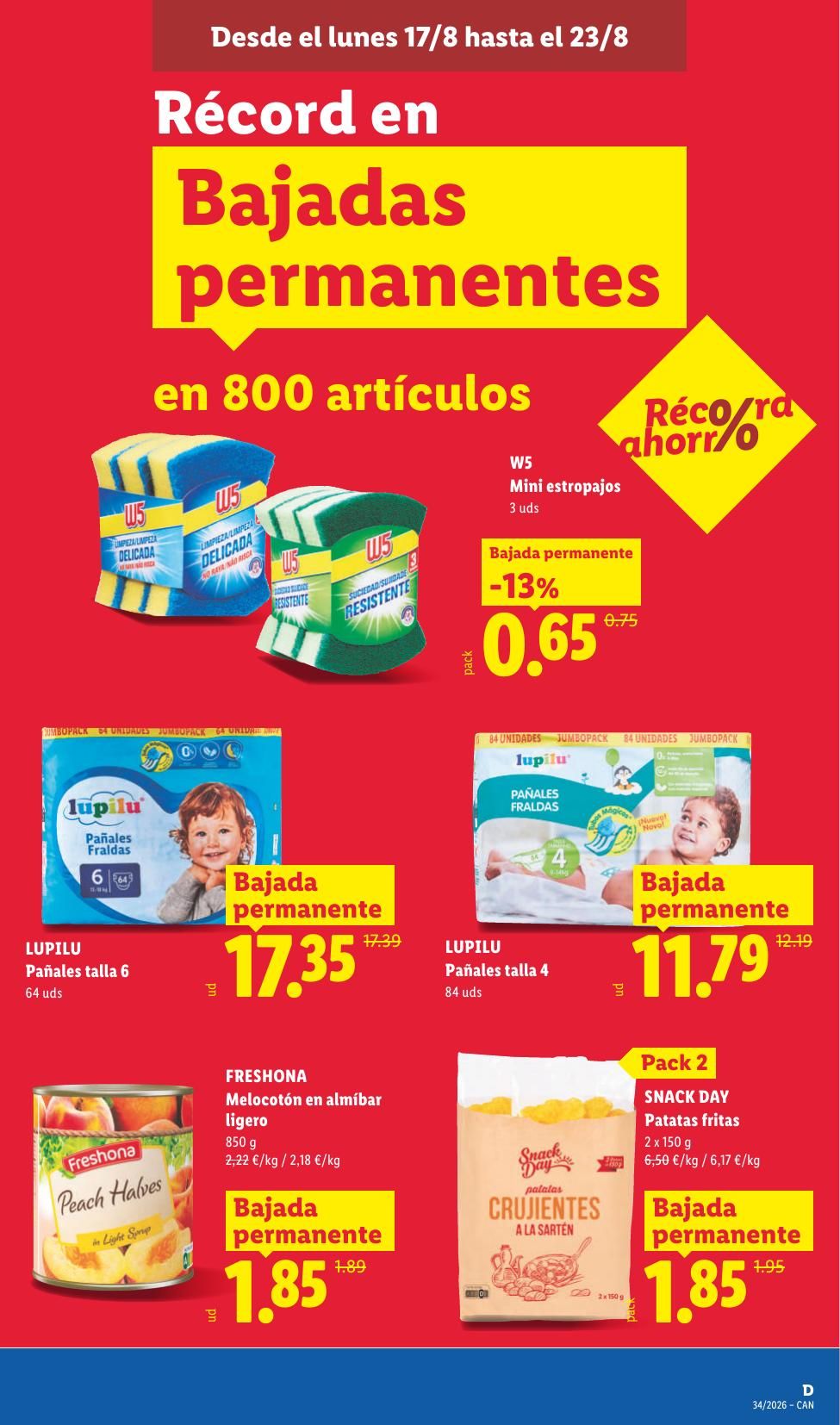 Folleto Lidl Alimentación · 17 de agosto de 2026 – 23 de agosto de 2026 — Página 27