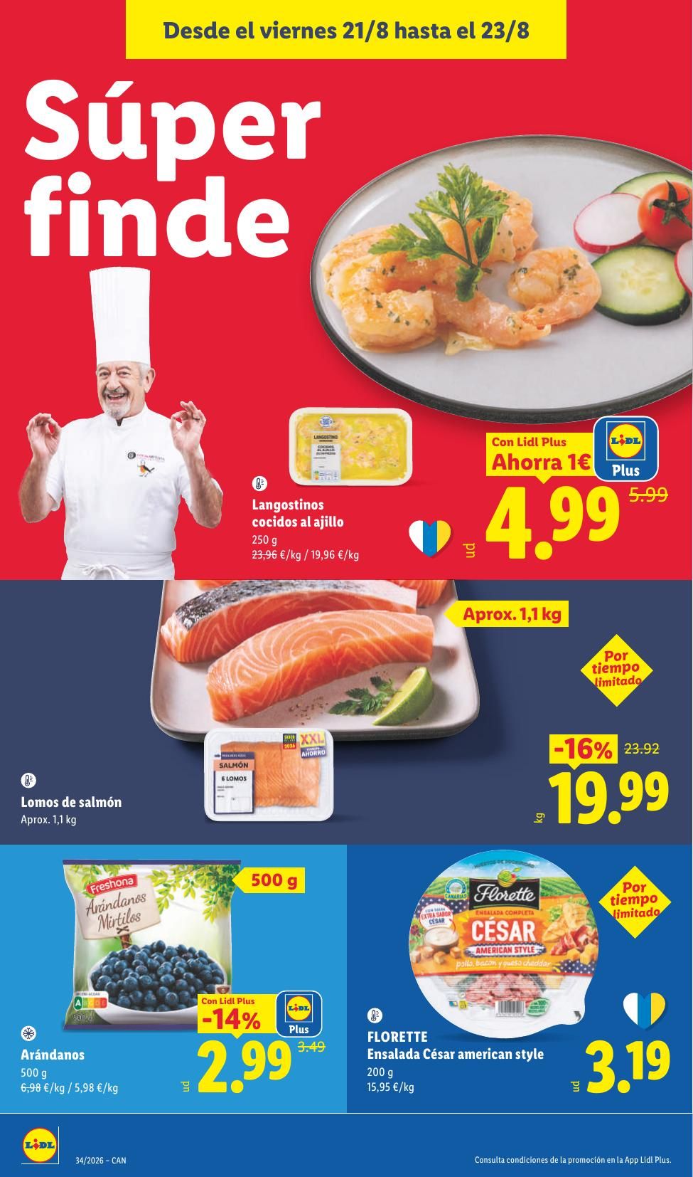 Folleto Lidl Alimentación · 17 de agosto de 2026 – 23 de agosto de 2026 — Página 34