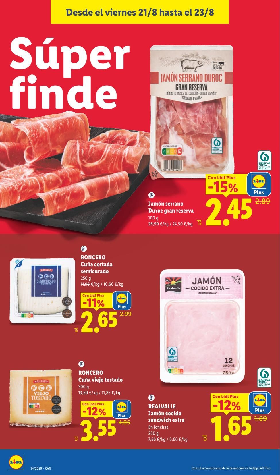 Folleto Lidl Alimentación · 17 de agosto de 2026 – 23 de agosto de 2026 — Página 36