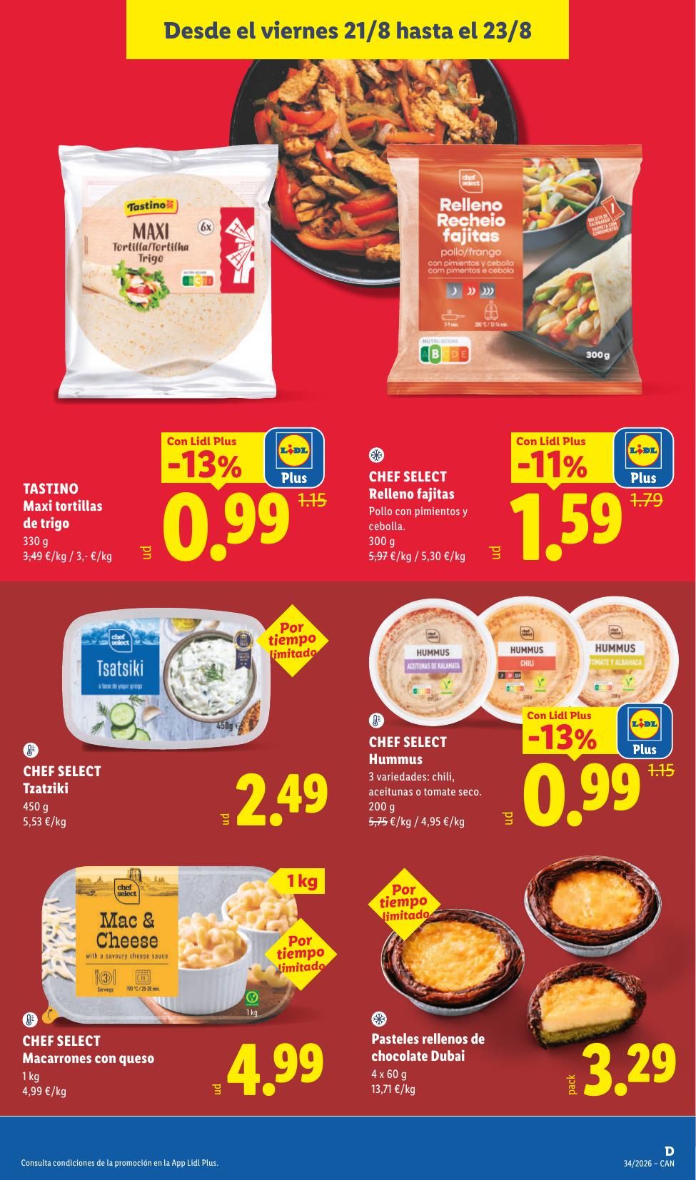 Folleto Lidl Alimentación · 17 de agosto de 2026 – 23 de agosto de 2026 — Página 37