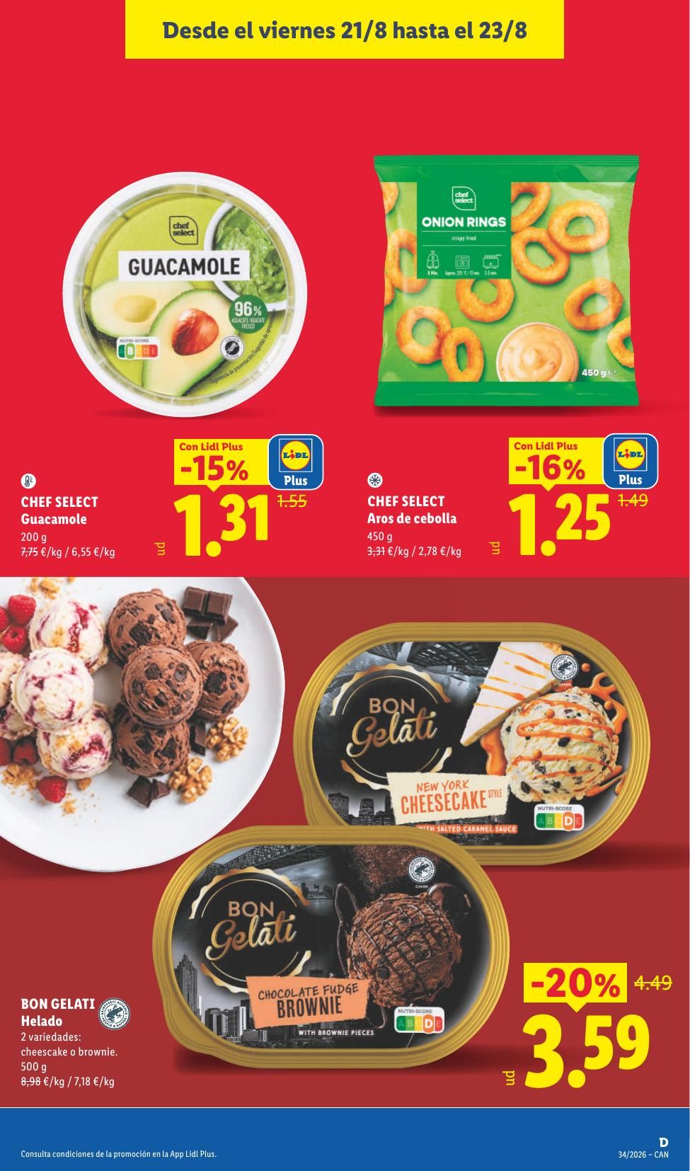 Folleto Lidl Alimentación · 17 de agosto de 2026 – 23 de agosto de 2026 — Página 39