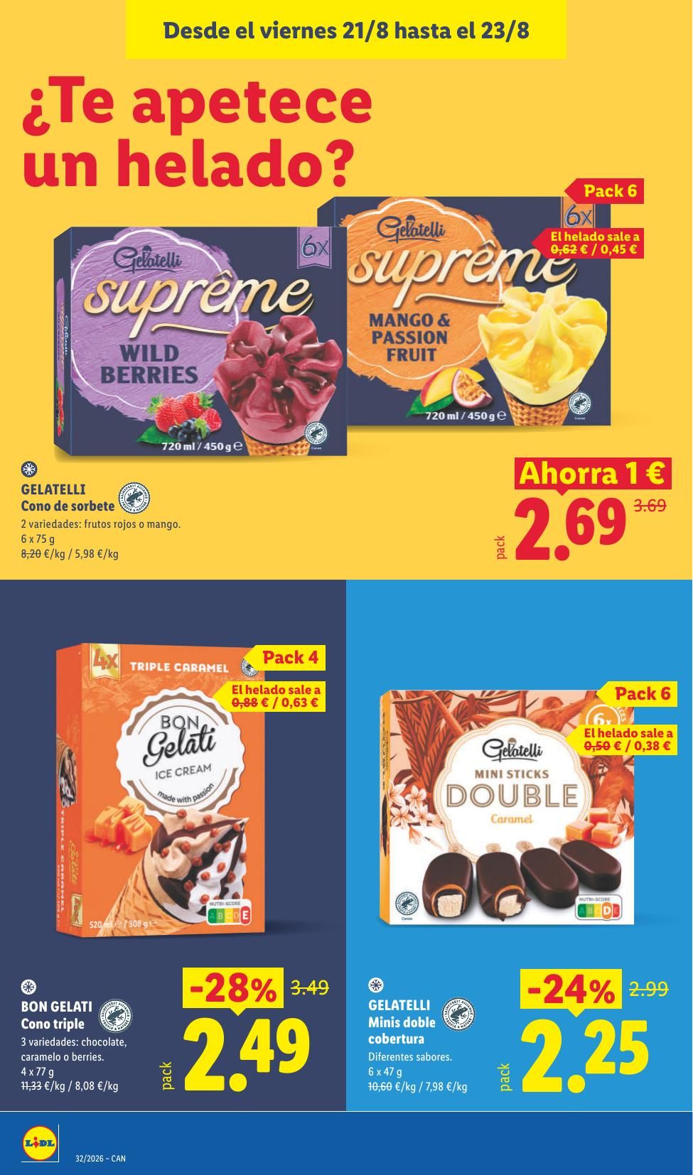Folleto Lidl Alimentación · 17 de agosto de 2026 – 23 de agosto de 2026 — Página 40
