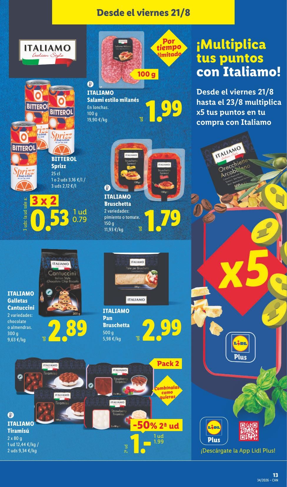 Folleto Lidl Alimentación · 17 de agosto de 2026 – 23 de agosto de 2026 — Página 43