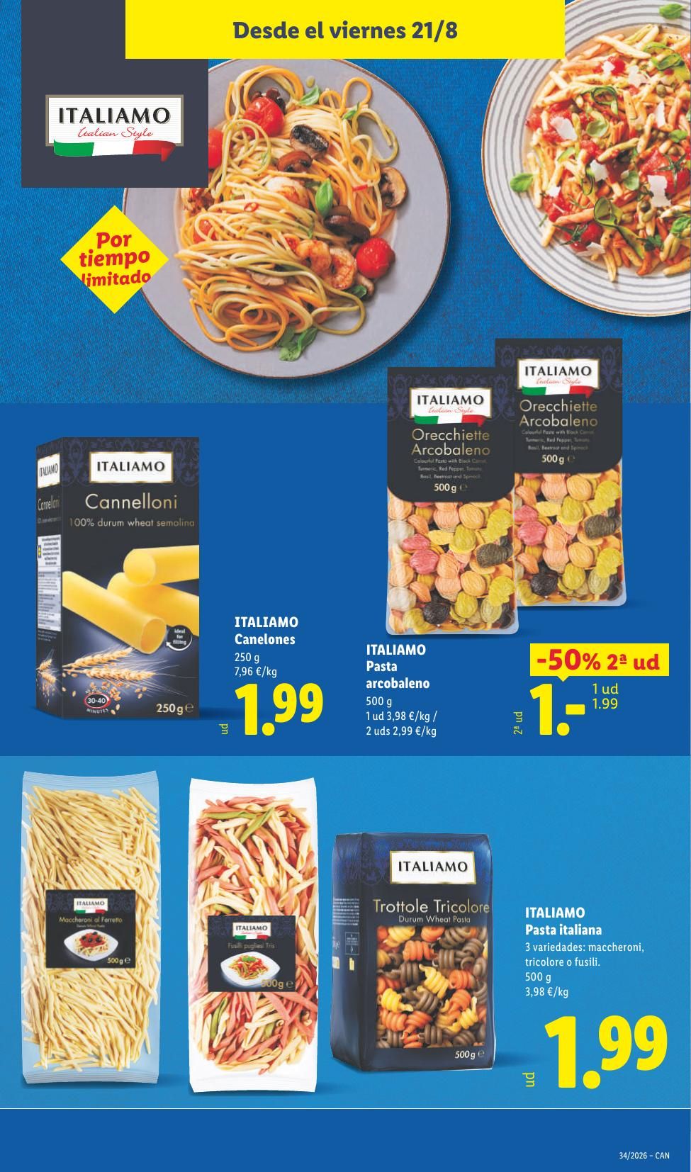 Folleto Lidl Alimentación · 17 de agosto de 2026 – 23 de agosto de 2026 — Página 45