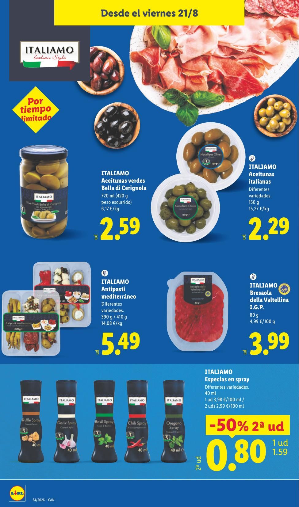 Folleto Lidl Alimentación · 17 de agosto de 2026 – 23 de agosto de 2026 — Página 46