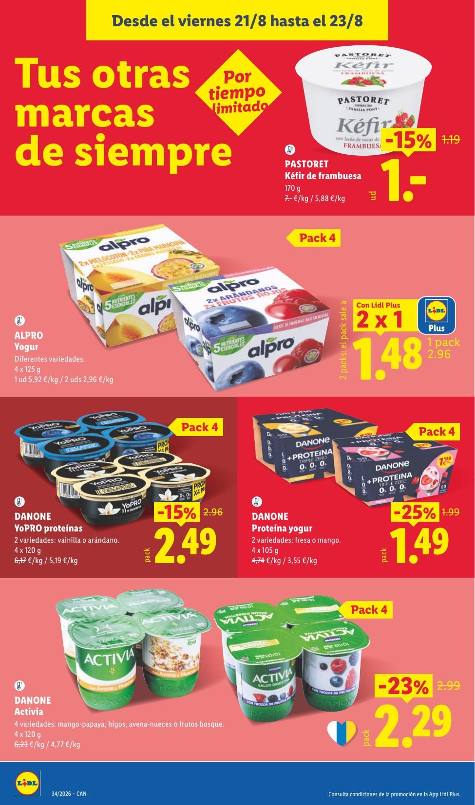 Folleto Lidl Alimentación · 17 de agosto de 2026 – 23 de agosto de 2026 — Página 52