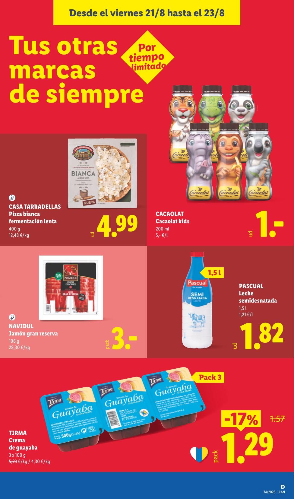 Folleto Lidl Alimentación · 17 de agosto de 2026 – 23 de agosto de 2026 — Página 53