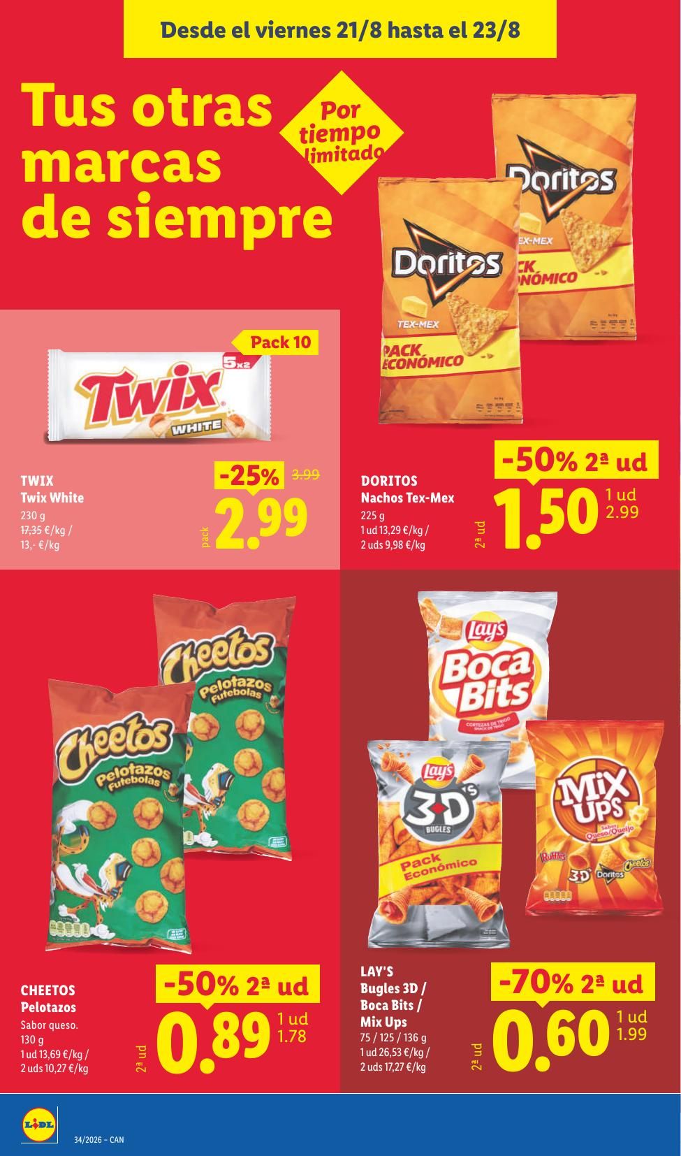 Folleto Lidl Alimentación · 17 de agosto de 2026 – 23 de agosto de 2026 — Página 54