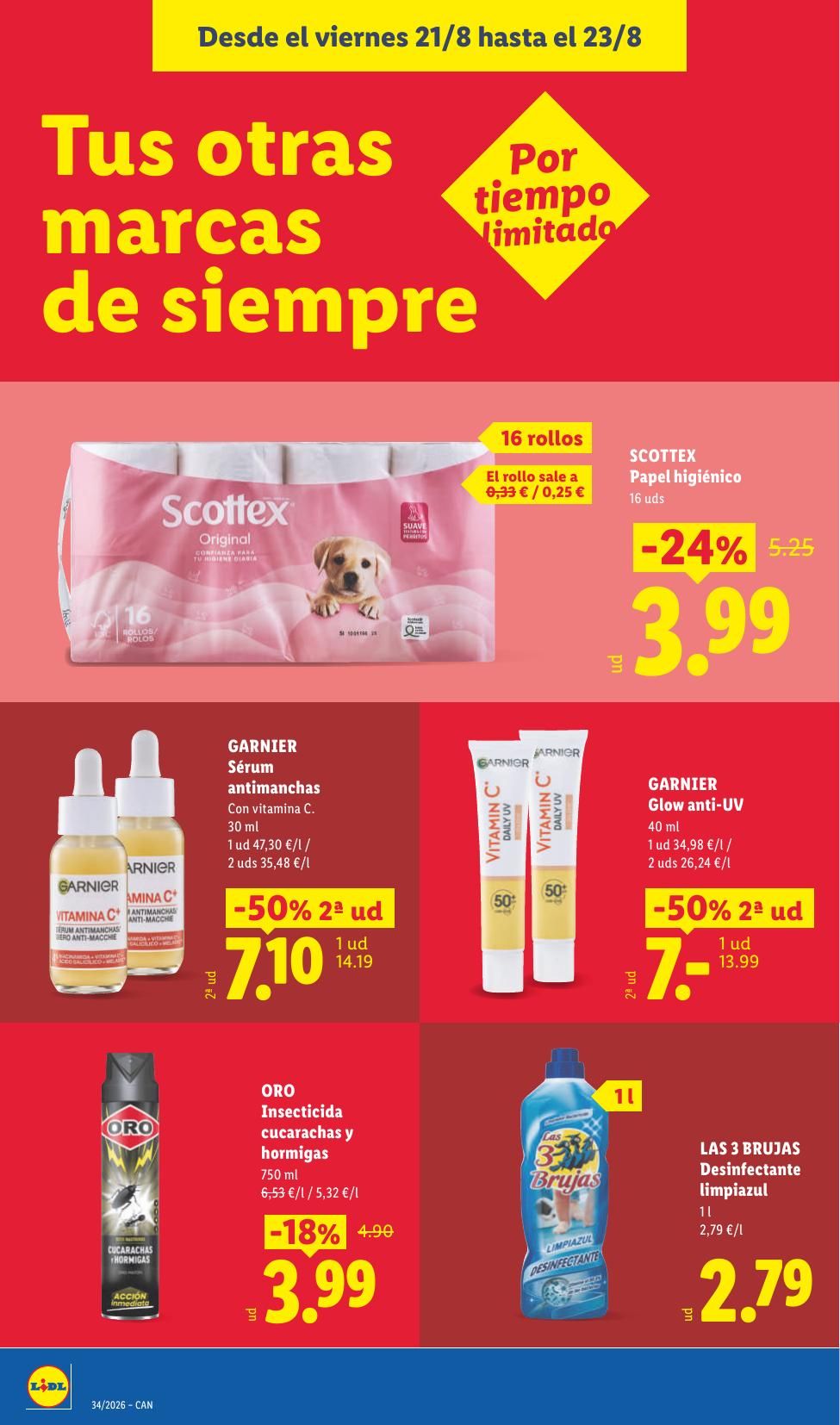 Folleto Lidl Alimentación · 17 de agosto de 2026 – 23 de agosto de 2026 — Página 58