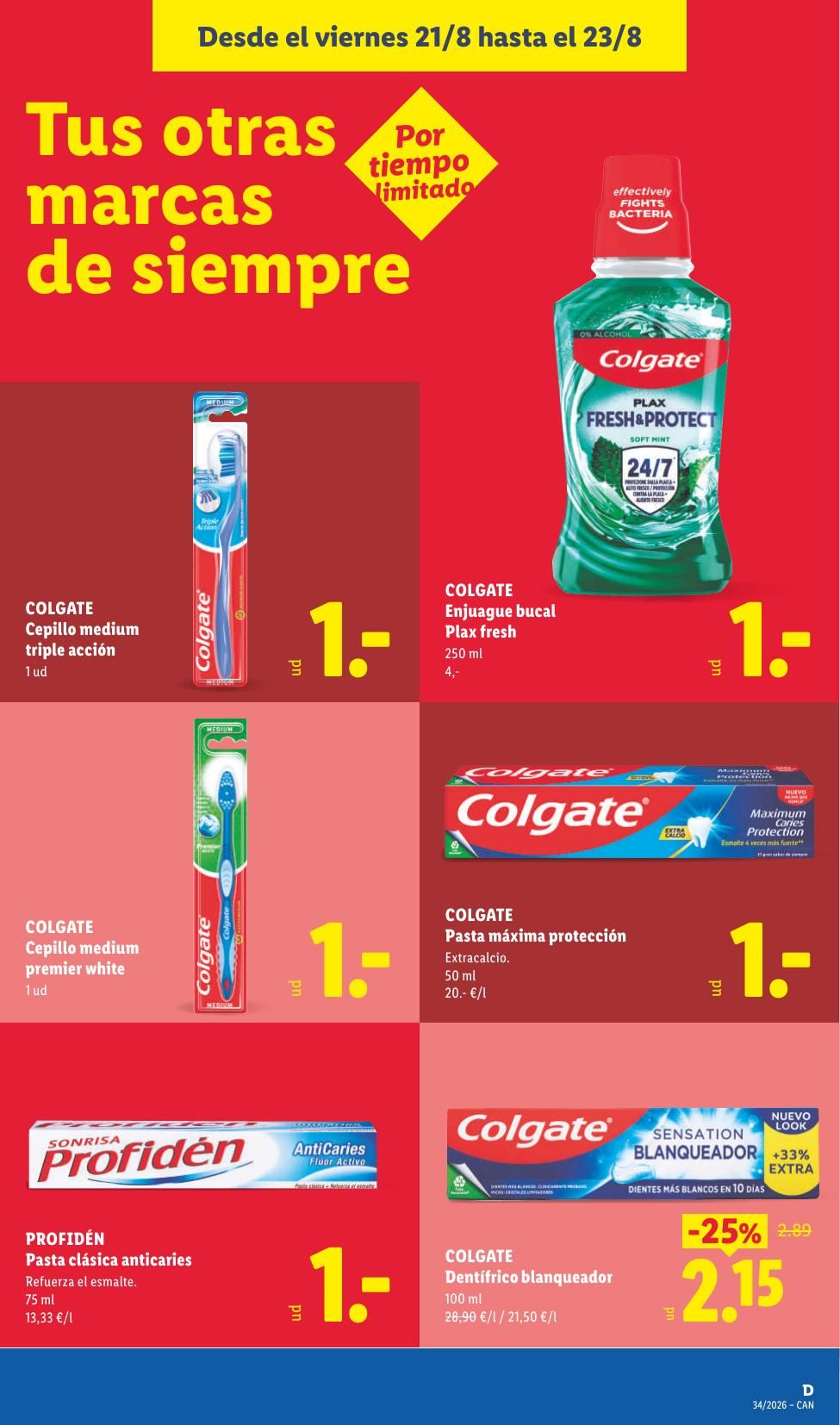 Folleto Lidl Alimentación · 17 de agosto de 2026 – 23 de agosto de 2026 — Página 59