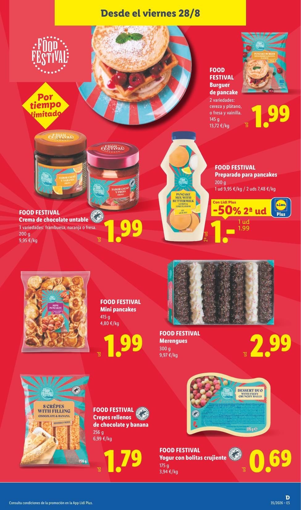 Folleto Lidl Alimentación · 24 de agosto de 2026 – 30 de agosto de 2026 — Página 33