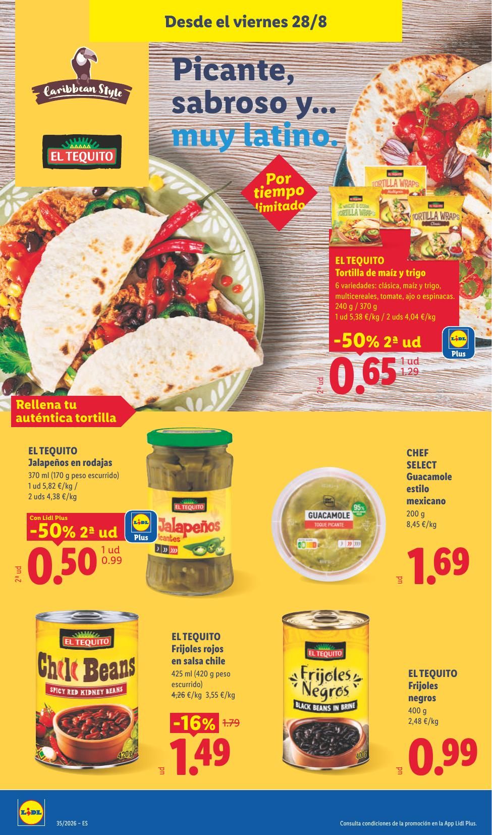 Folleto Lidl Alimentación · 24 de agosto de 2026 – 30 de agosto de 2026 — Página 34