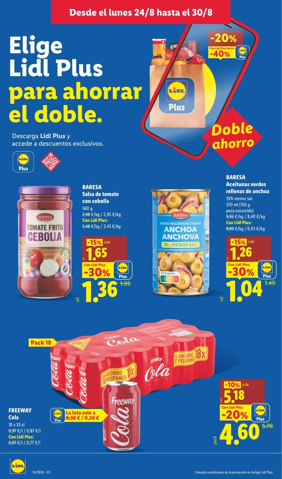 Folleto Lidl Alimentación · 24 de agosto de 2026 – 30 de agosto de 2026 — Página 8