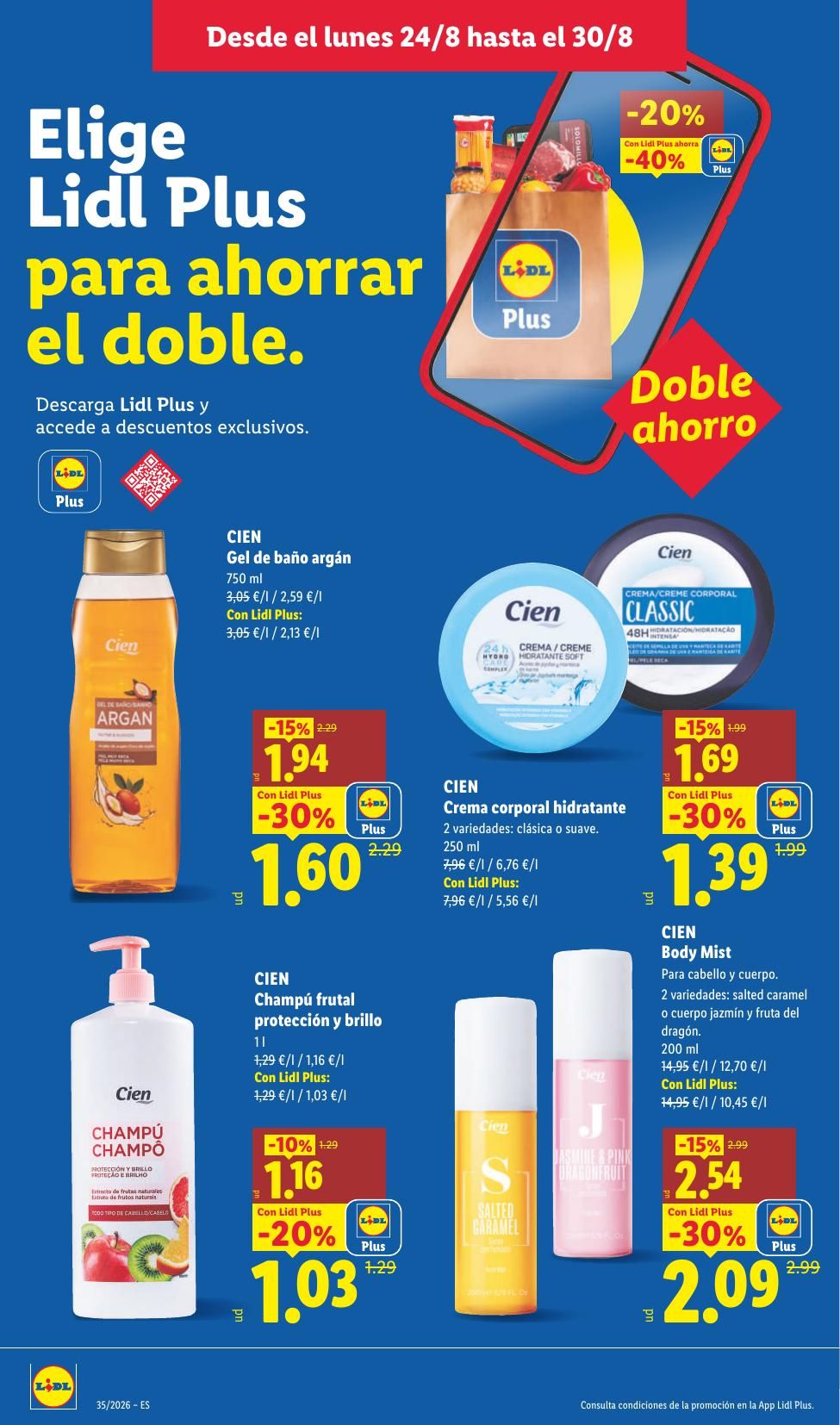 Folleto Lidl Alimentación · 24 de agosto de 2026 – 30 de agosto de 2026 — Página 12