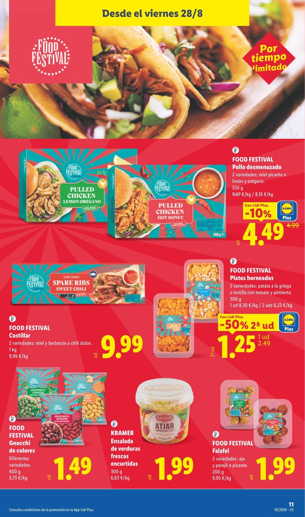 Folleto Lidl Alimentación · 24 de agosto de 2026 – 30 de agosto de 2026 — Página 27