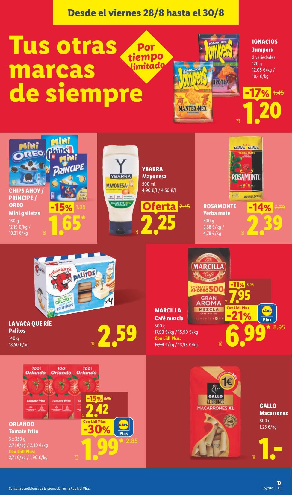 Folleto Lidl Alimentación · 24 de agosto de 2026 – 30 de agosto de 2026 — Página 37