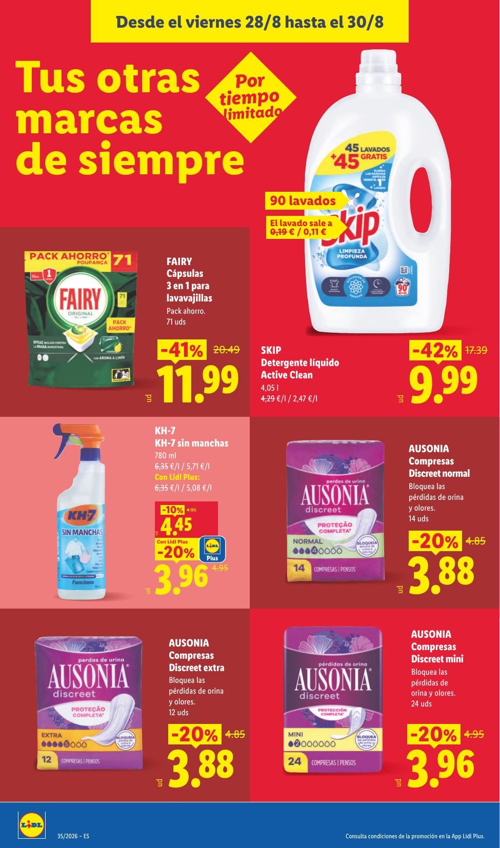 Folleto Lidl Alimentación · 24 de agosto de 2026 – 30 de agosto de 2026 — Página 40