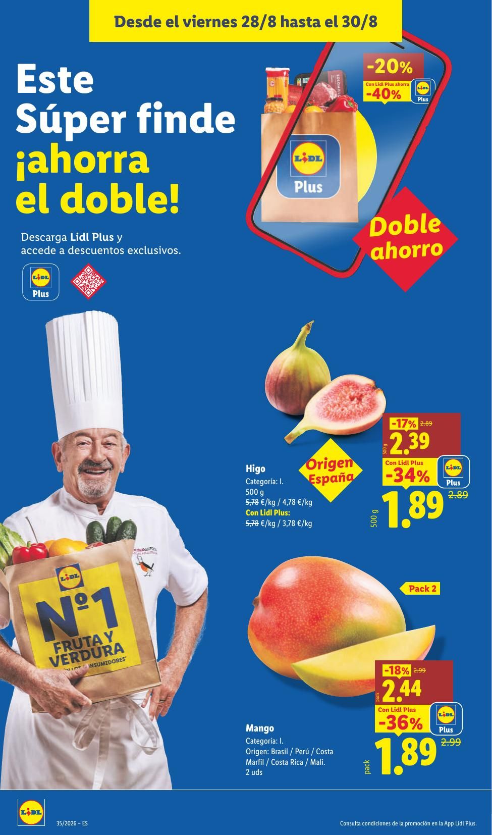 Folleto Lidl Alimentación · 24 de agosto de 2026 – 30 de agosto de 2026 — Página 22