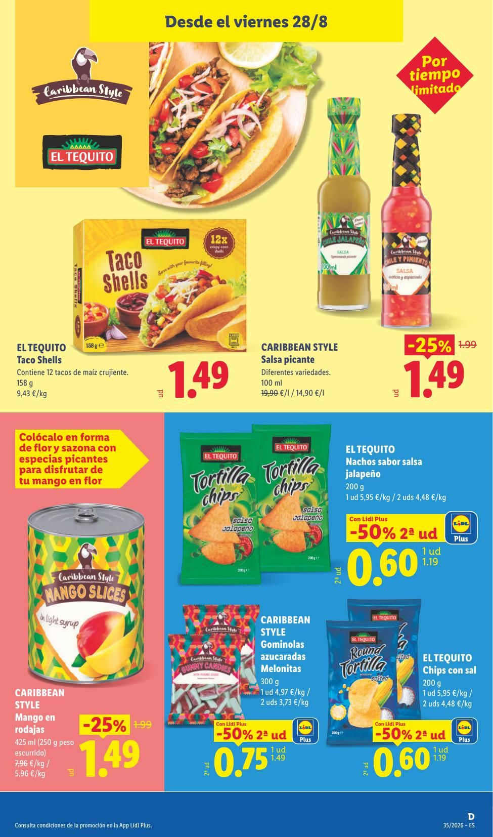 Folleto Lidl Alimentación · 24 de agosto de 2026 – 30 de agosto de 2026 — Página 35