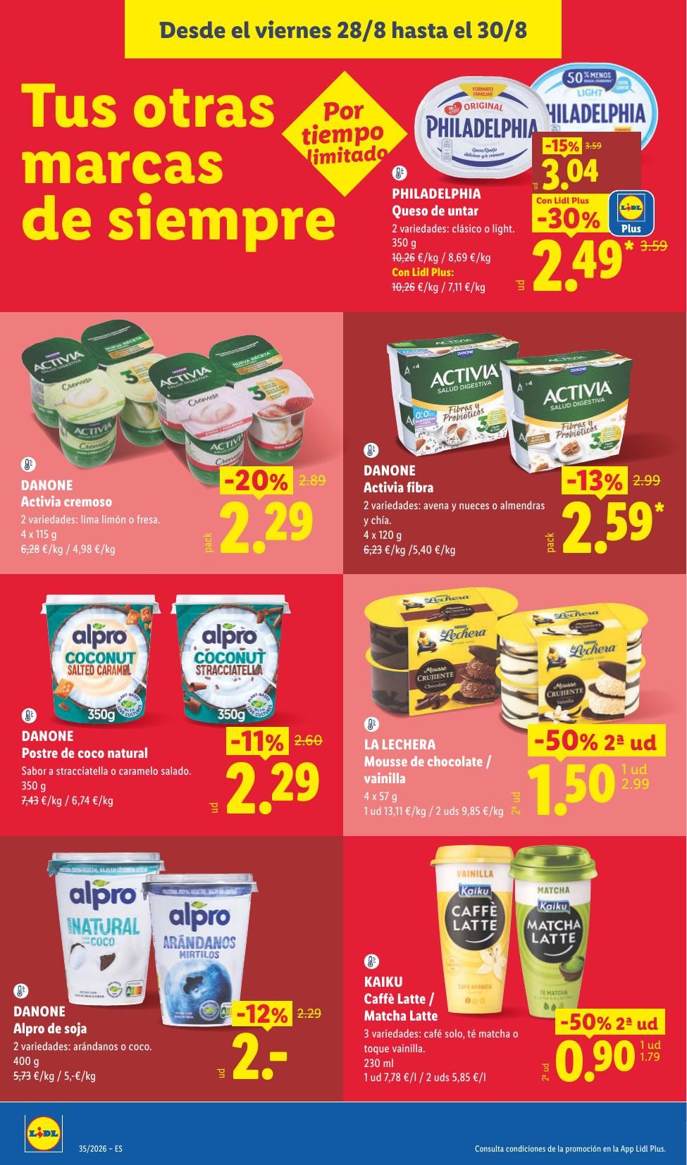 Folleto Lidl Alimentación · 24 de agosto de 2026 – 30 de agosto de 2026 — Página 36