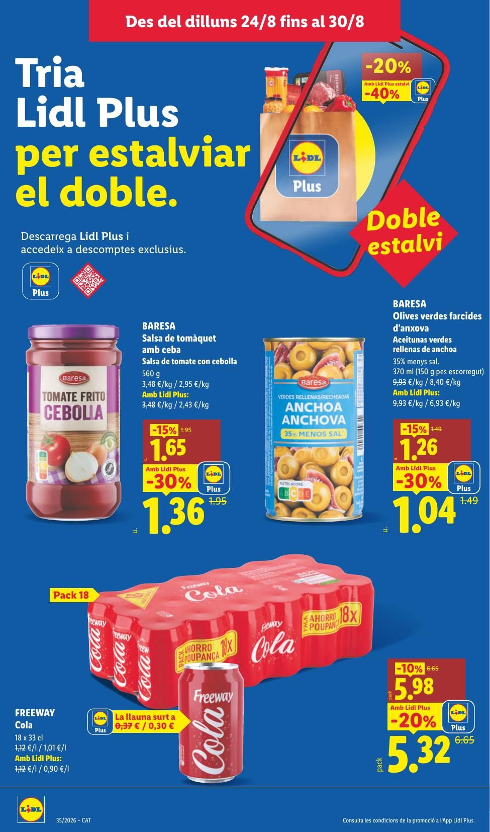 Folleto Lidl Alimentación · 24 de agosto de 2026 – 30 de agosto de 2026 — Página 8