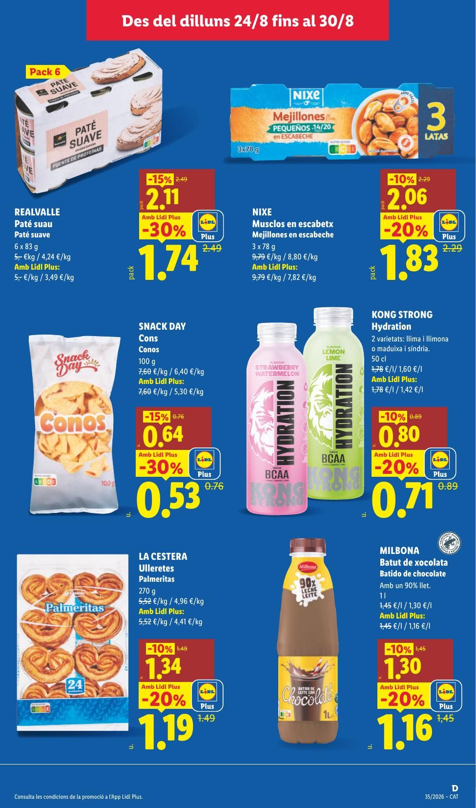 Folleto Lidl Alimentación · 24 de agosto de 2026 – 30 de agosto de 2026 — Página 9