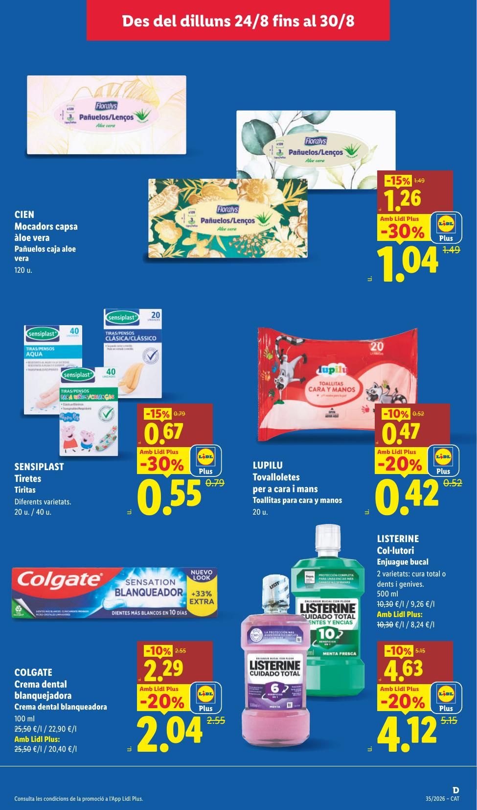 Folleto Lidl Alimentación · 24 de agosto de 2026 – 30 de agosto de 2026 — Página 13
